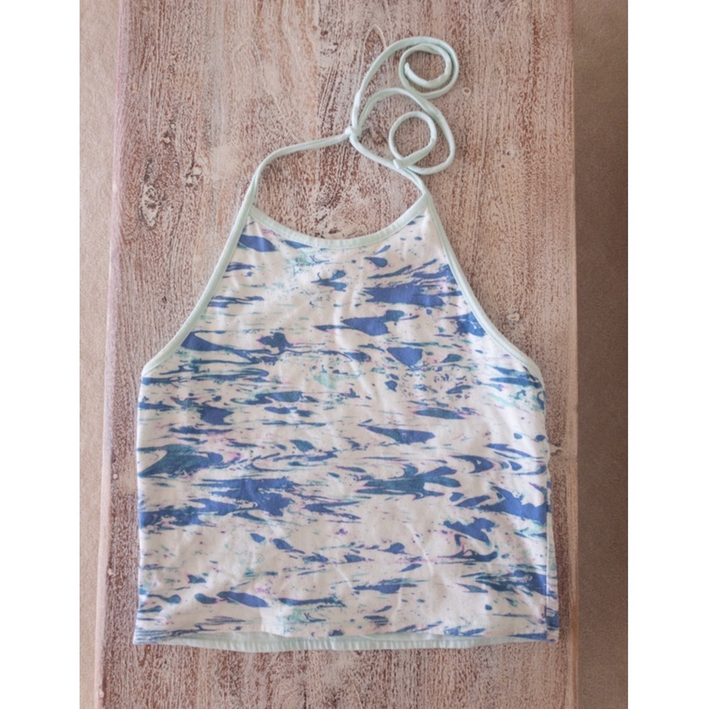 Pacsun reversible crop halter top